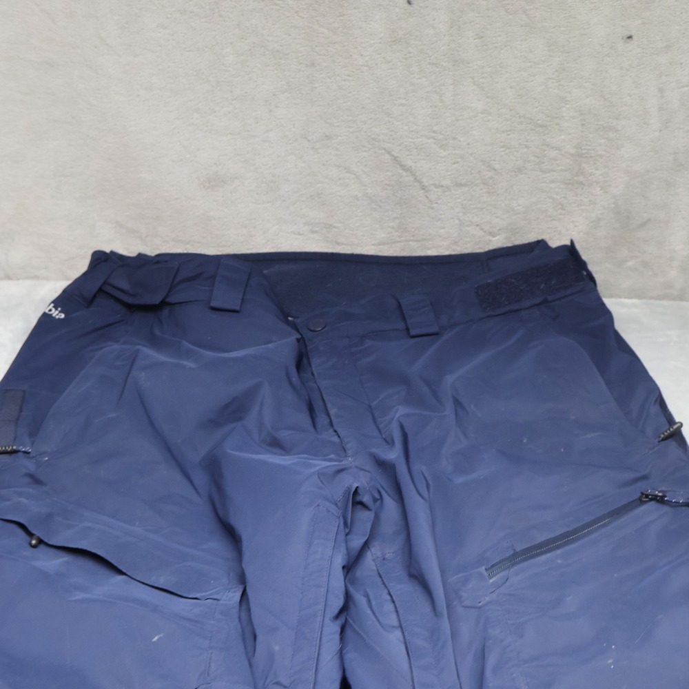 Columbia Snow Pants Mens XL Blue Wild Card Omni Heat Winter Ski Insulated 40x31 - Picture 2 of 15